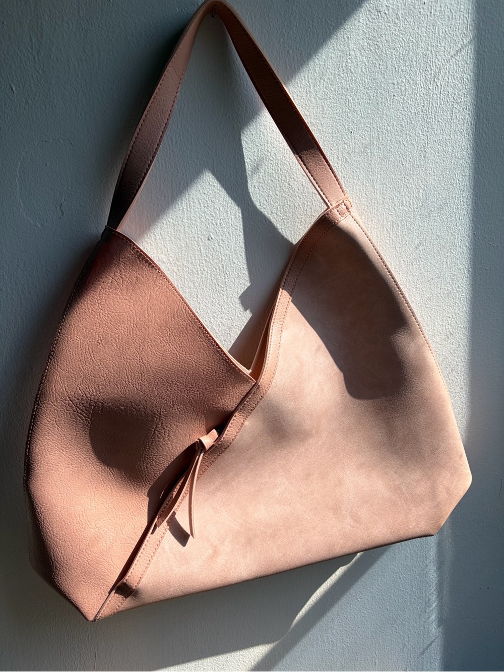 Never used! Women’s Soft Pink Shoulder Bag - Minimal Hobo Tote